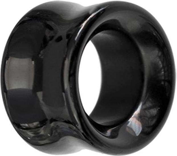 Immagine prodotto Star Piercing Tunnel svasato nero in vetro (senza ottone, Vetro)