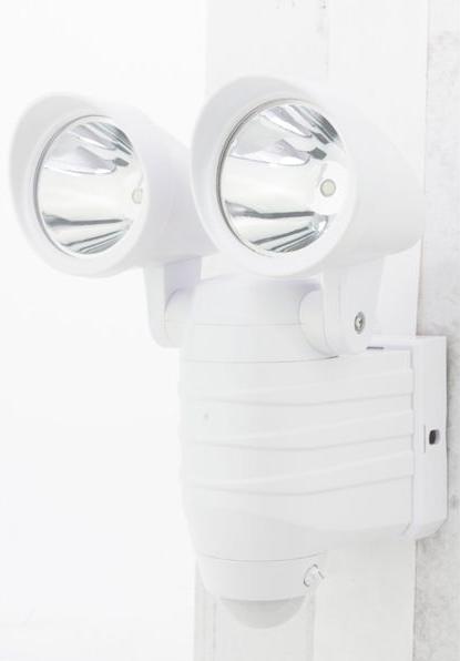 Actual product image REV LED double spotlight with motion sensor + wall bracket ws