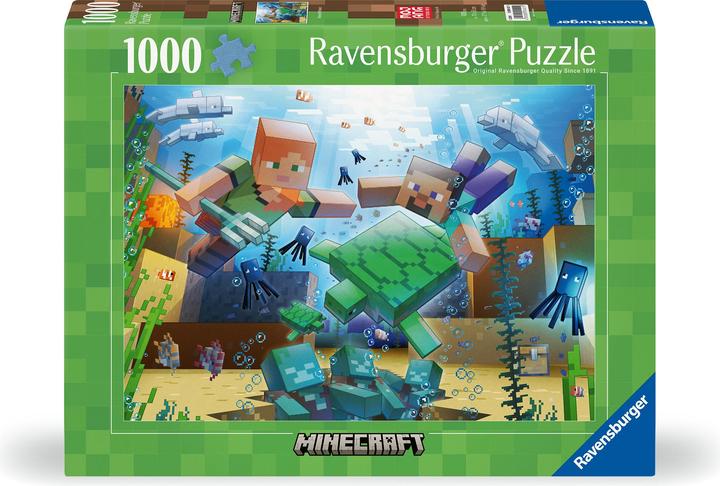 Actual product image Ravensburger Minecraft Mosaic (1000 pieces)
