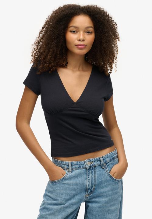 Immagine prodotto Superdry T-shirt corsetto con maniche per donna (S)