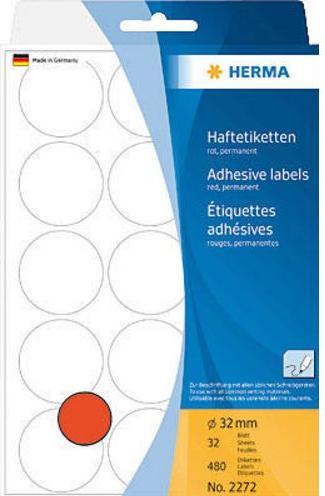 Actual product image HERMA Marking points