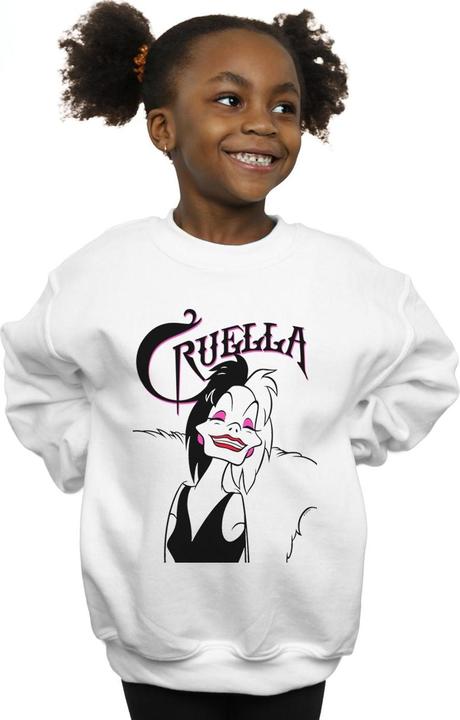 Produktbild Disney Cruella De Vil Evil Smile Sweatshirt Mädchen (152, 158)