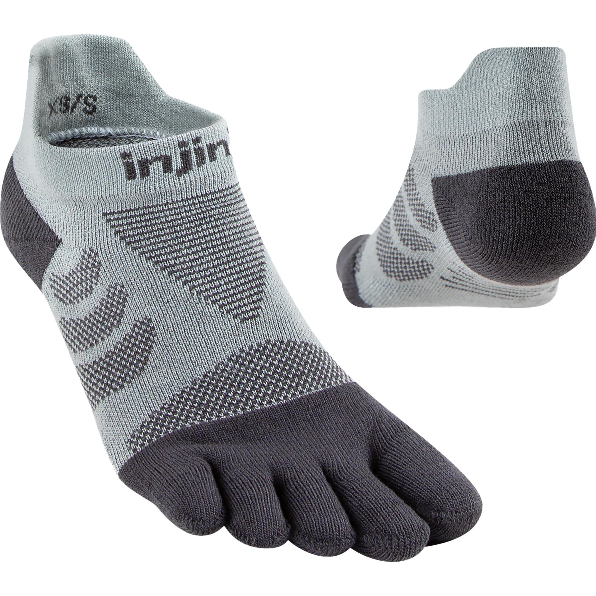 Thumbnail - Injinji, Damen, Sportsocken, Women's Run Technical No-Show (M/L), Grau