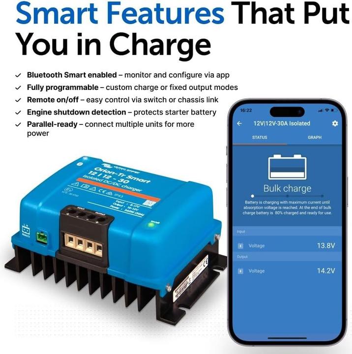 Immagine prodotto Victron Energy Orion-Tr Smart 12/12-30A