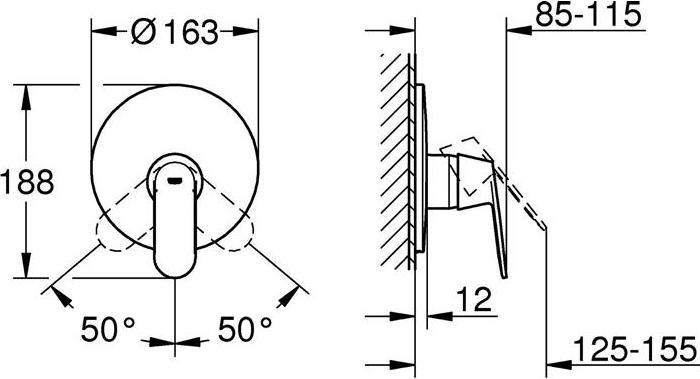 Actual product image Grohe 19383000 Bathroom faucet