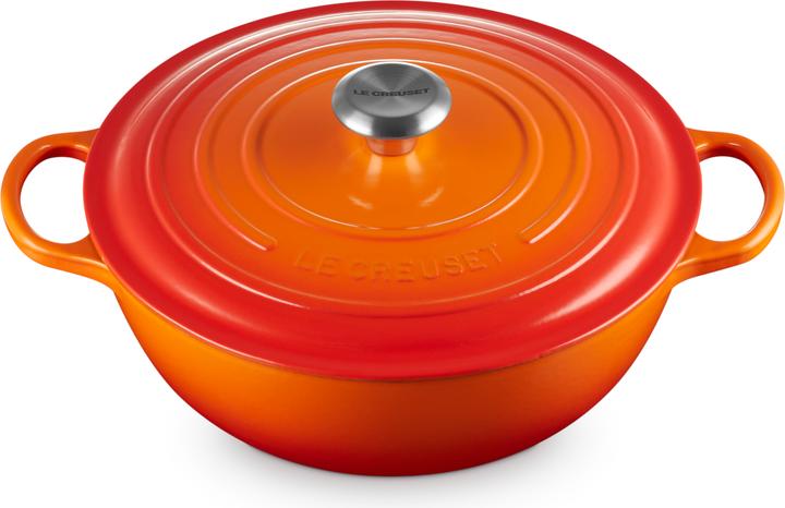 Image du produit Le Creuset 21114280900430 La Marmite Signature 28 cm rouge four (28 cm, Cocotte + faitout, Fonte)