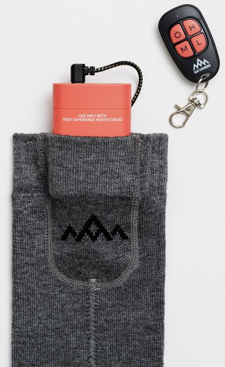 Actual product image Heat Experience Heated Everyday Socks w.batteries V2 (L)