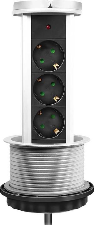 Image du produit LogiLink Unité de prise Pop-Up (3 x, CEE 7/3, 1.80 m)