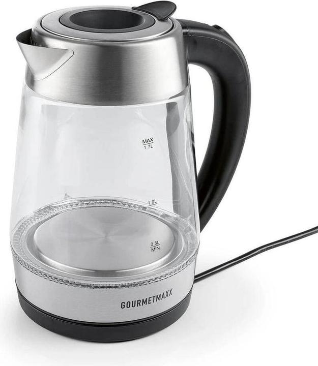 Produktbild Gourmetmaxx Wasserkocher 2200 W 1.7 l, Transparent (1.70 l)