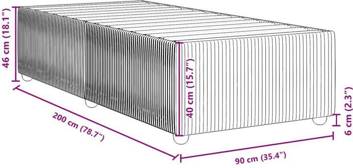 Image du produit VidaXL Lanita (90 x 200 cm)