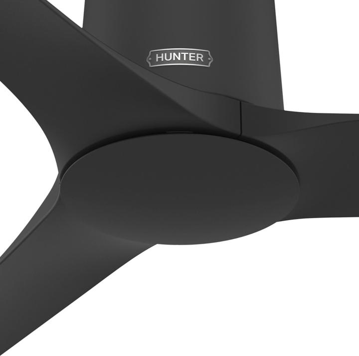 Produktbild Hunter Fans Deckenventilator Athens LP Schwarz mit Fernbedienung (43.70 dB)
