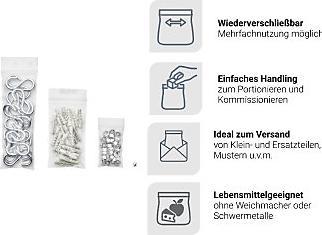 Produktbild kaiserkraft Druckverschlussbeutel basic (100 Stk.)