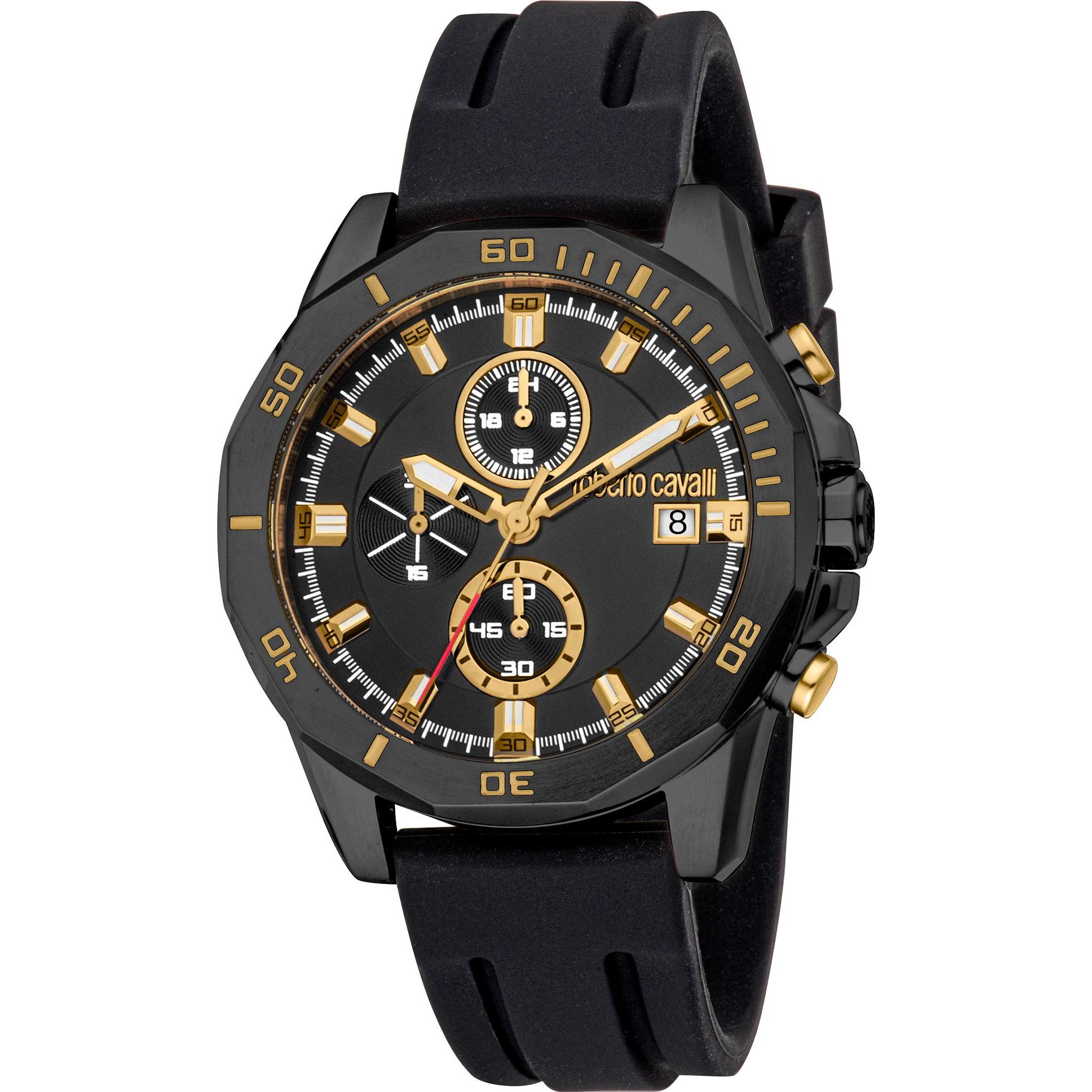 Just Cavalli, Armbanduhr, Herrenuhr Uomo Sport III, Schwarz, (42 mm)