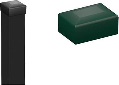 Image du produit Garden Center Rectangular Plastic Cap 60x40mm Green
