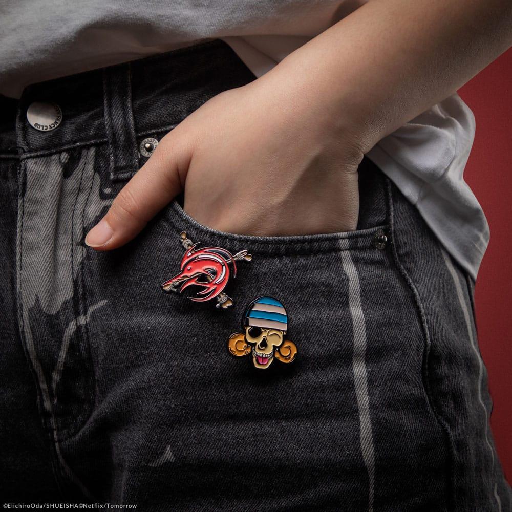 Thumbnail - Cinereplicas, Anstecknadel, One Piece Ansteck-Pins 2er-Pack Nami & Arlong