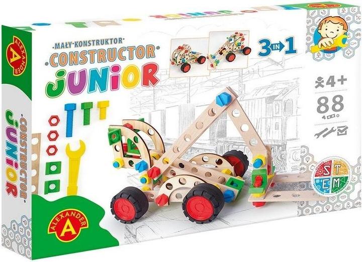 Actual product image Alexander Little Constructor Junior - Forklift 3in1 ALEX