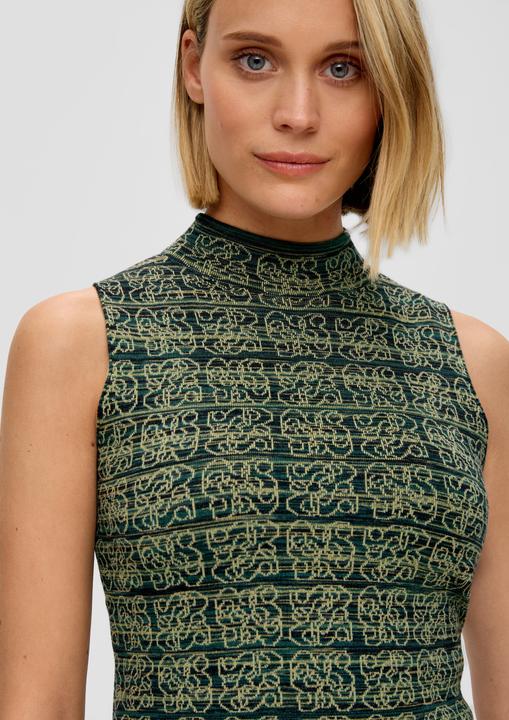 Produktbild S.Oliver Strickpullunder Ärmelloses Stricktop aus Jacquard (40)