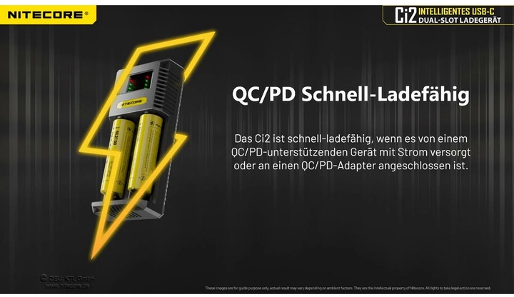 Produktbild Nitecore USB-C Ladegerät CI2