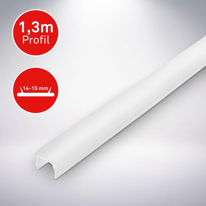 Image du produit Briloner PIMP YOUR PANEL Profilé PC extrudé, diffuseur, milky, 14-15mm