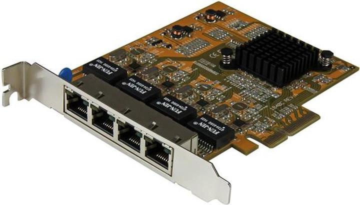 Actual product image StarTech 4 Port Gigabit PCIe Network Card (Ethernet, RJ45)