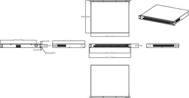 Produktbild Axis D8248 MANAGED POE++ SWITCH (52 Ports)