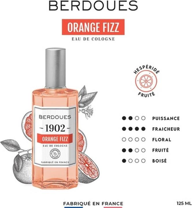 Actual product image Berdoues Eau de Cologne 1902 Orange Fizz (Eau de cologne, 125 ml)