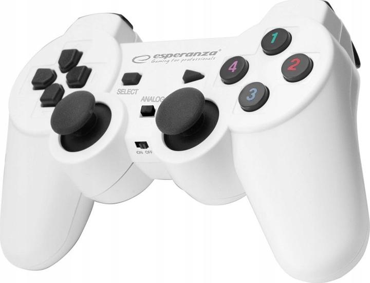 Image du produit Esperanza EGG108W Contrôleur de jeu, Manette de jeu RF analogique / numérique PC, Playstation 3 (PC, PS3)