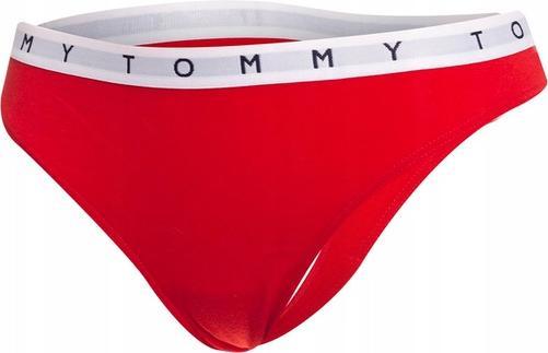 Actual product image Tommy Hilfiger Ladies 3P Thong 521 Thong Panties, Deep Crimson/Pink Amour/Deep Blue, S (S, pack of 3)