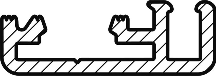 Actual product image Hebgo Retaining profiles 136