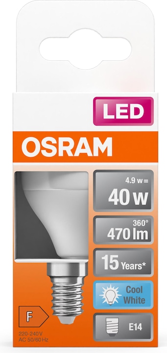 Produktbild Osram Led Star Classic P (E14, 40 W, 470 lm, 1 x, F)