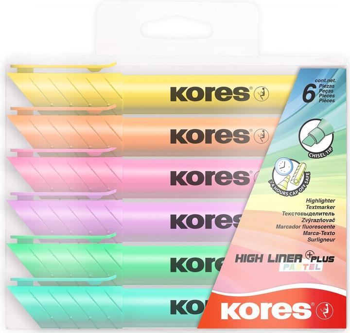 Produktbild Kores Textmarker (6x)