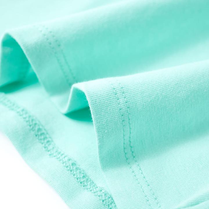 Produktbild vidaXL Kinder-T-Shirt Helles Minzgrün 140,Material: 95 (140)