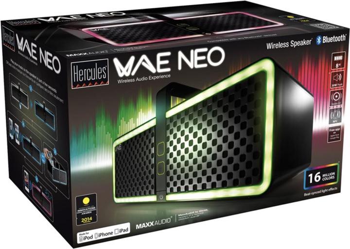 Actual product image Hercules WAE Neo Wireless Audio Speaker (15 h, Rechargeable battery operated)