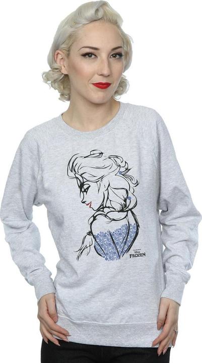 Produktbild Disney Frozen Womens/Ladies Elsa Sketch Heather Sweatshirt (XL)