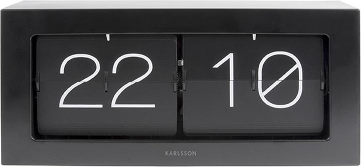 Karlsson Orologio da tavolo in scatola nera