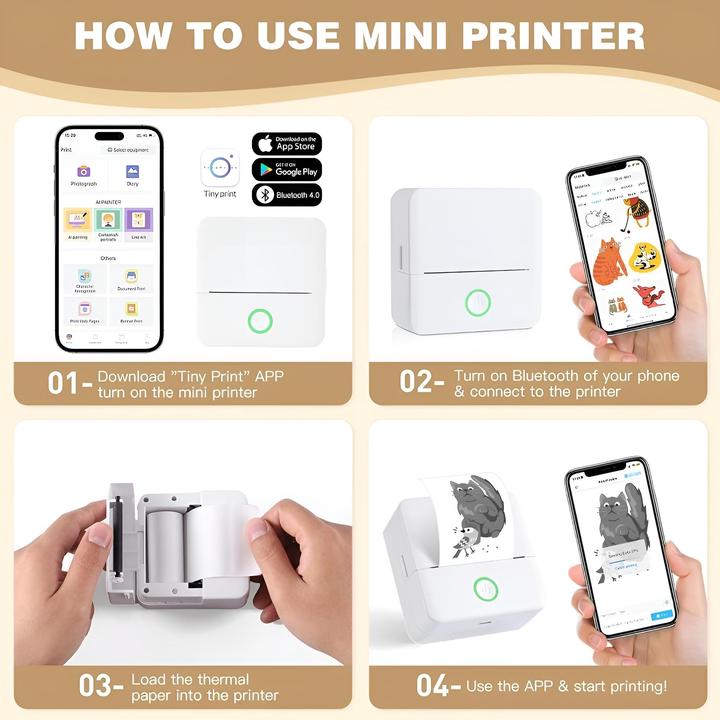 Immagine prodotto Novidarte Mini stampante portatile