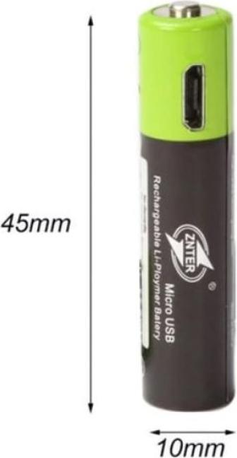 Produktbild Znter AAA 1,5V 600mAh (4 Stk., AAA, 600 mAh)