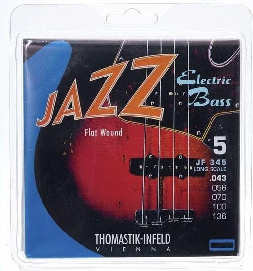 Image du produit Thomastik JF345 | 5-string cordes de basse électrique jazz à bout plat (5 x)