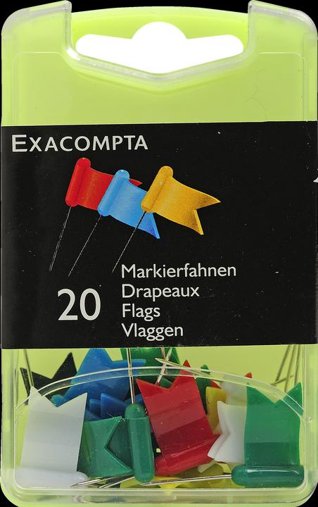 Productafbeelding Exacompta Markeervlaggen, veelkleurig (20 Stuk, 16 mm)