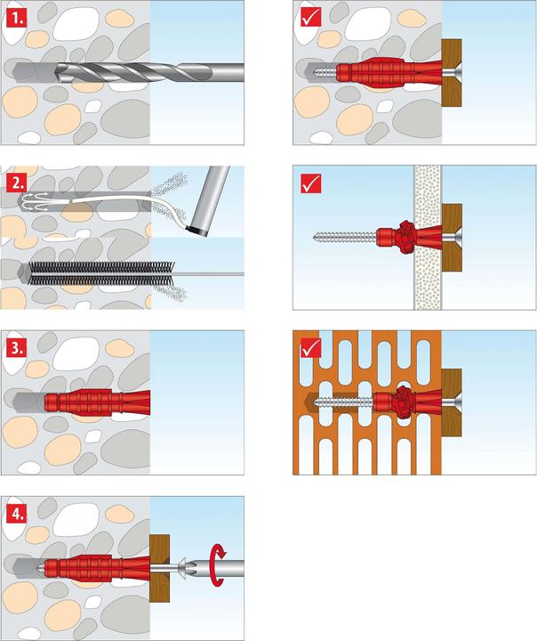 Actual product image Tox Allzweckdübel (150 pcs.)