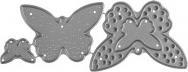 Actual product image Rayher Cutting dies set: butterflies, 3 pieces