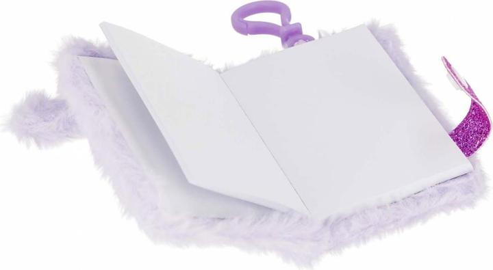 Actual product image Starpak Plush key ring notebook rabbit (Plain, Soft cover)