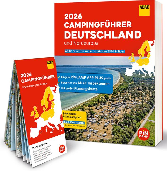 Immagine prodotto Adac Campingführer Deutschland/Nordeuropa 2026 (Tedesco, 2025)