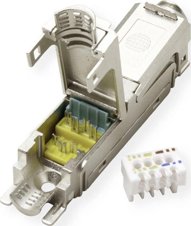 Image du produit ZVK EasyLan fixLink Extender Cat.6A (Class EA) ISO/IEC, blindé (Raccord réseau)