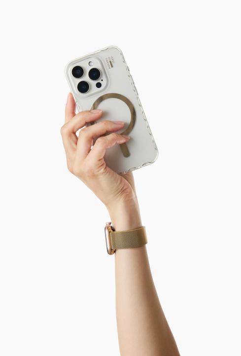 Actual product image iDeal Of Sweden Metal Watch Band 38/40/41/42 Gold (ABS, Neodymium magnet, Silicone, Stainless iron, Stainless steel)