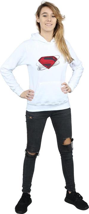 Immagine prodotto Justice League Movie Superman Logo Felpa con Cappuccio Donna (XXL)