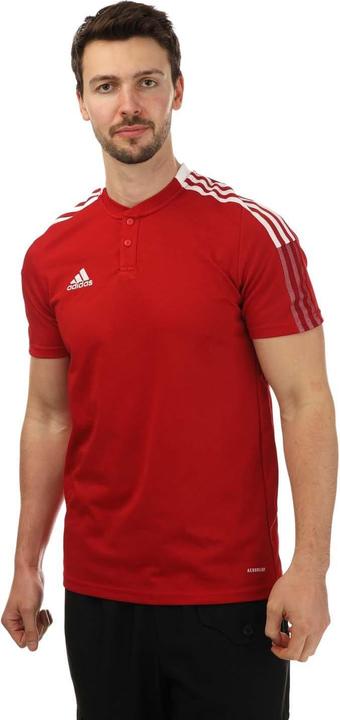 Actual product image adidas Mens Tiro 21 Short-Sleeved Polo Shirt (XS)