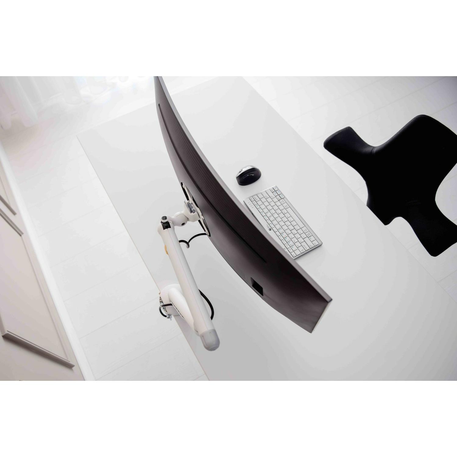 Thumbnail - Bakker Elkhuizen BNEBFSW BAKKER BE Flexible Monitorarm (Tisch, 35"), Monitor Halterung, Weiss
