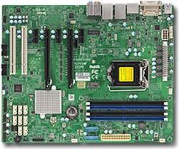 Actual product image Supermicro X11SAE - Motherboard - ATX - LGA1151 Socket - C236 - USB 3.0, USB 3.1 - 2 x Giga (LGA 1151, Intel C236, ATX)