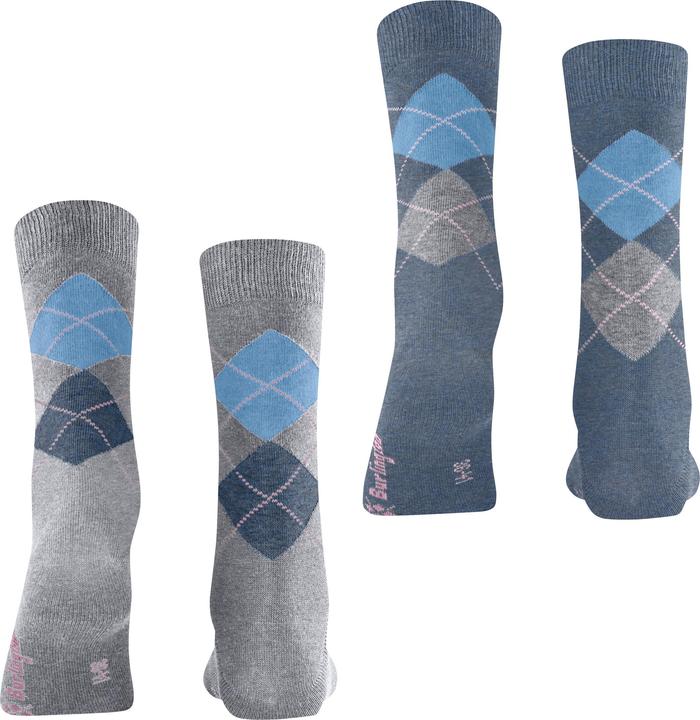 Immagine prodotto Burlington Socken Casual Bequem sitzend (Confezione da 2, 36 - 41)